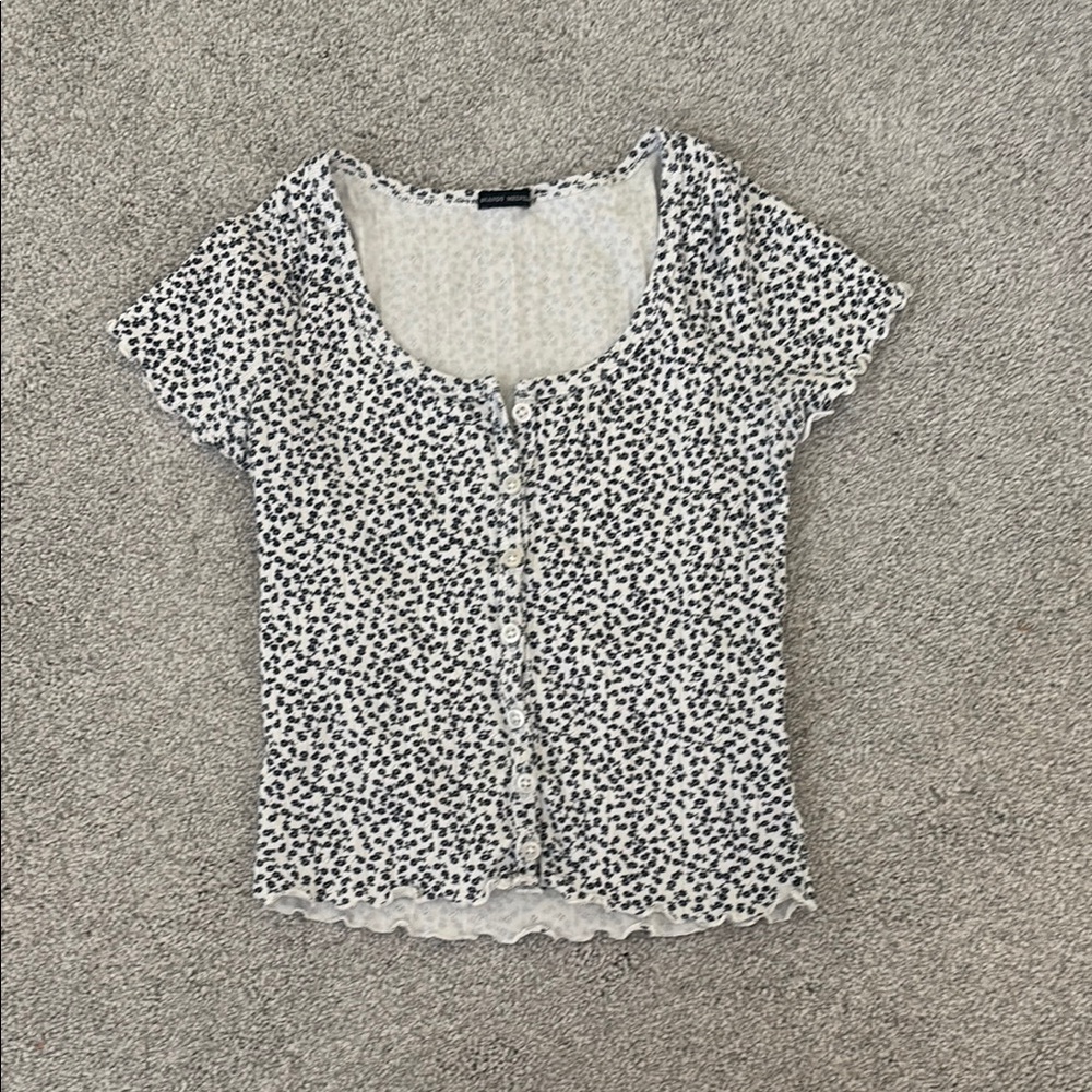 Brandy Melville Button Down Top